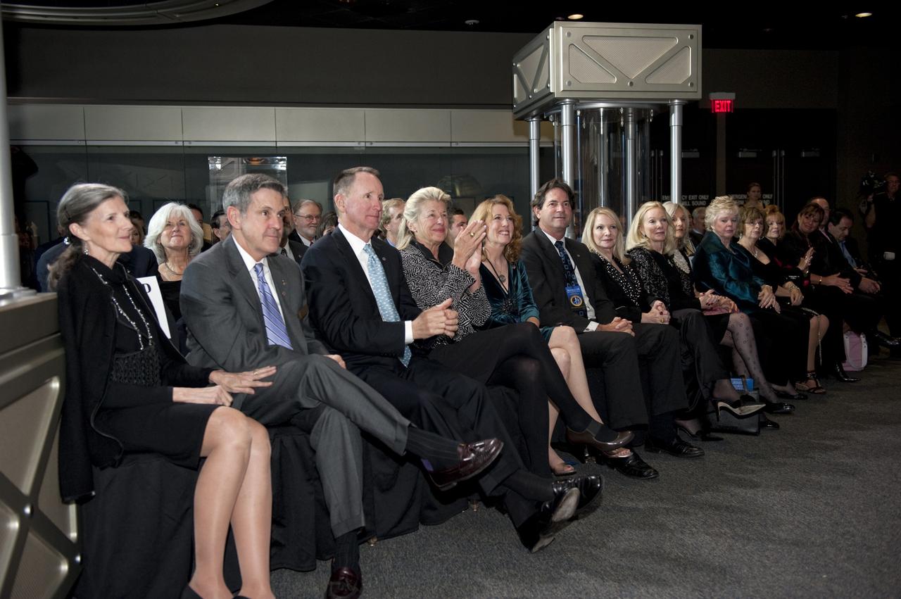 CAPE CANAVERAL, Fla. -- The Astronaut Scholarship Foundation helps celebrate the 40th anniversary of Apollo 14's lunar landing, which occurred Feb. 5, 1971, with a soiree at the Kennedy Space Center Visitor Complex's Saturn V Center. Photo credit: NASA/Kim Shiflett
