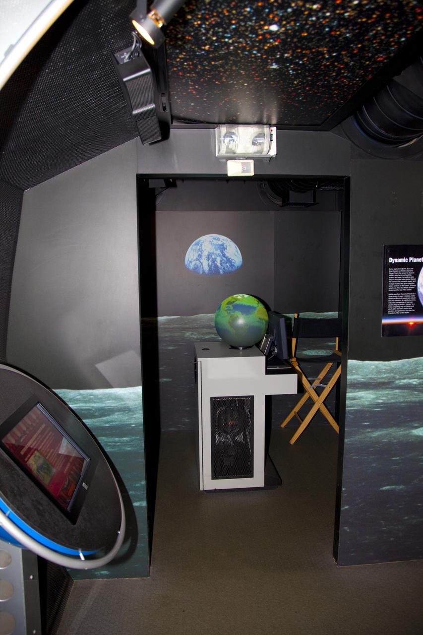 CAPE CANAVERAL, Fla. -- Exhibits from several NASA centers are on display for the nationwide attendees of the Tom Joyner Family Reunion. The event was held in the Exhibit Hall of the Gaylord Palms Resort and Convention Center in Kissimmee, Fla., and hosted by nationally syndicated radio personality Tom Joyner during the extended Labor Day weekend Sept. 1-4. Besides offering attendees the opportunity to visit tourist attractions in the Orlando area, the reunion gave NASA education specialists an avenue to tout the benefits of math and scientific learning, as well as the many educational opportunities offered by the space agency. For more information on NASA's education initiatives, visit http://www.nasa.gov/education. Photo credit: NASA/Frankie Martin