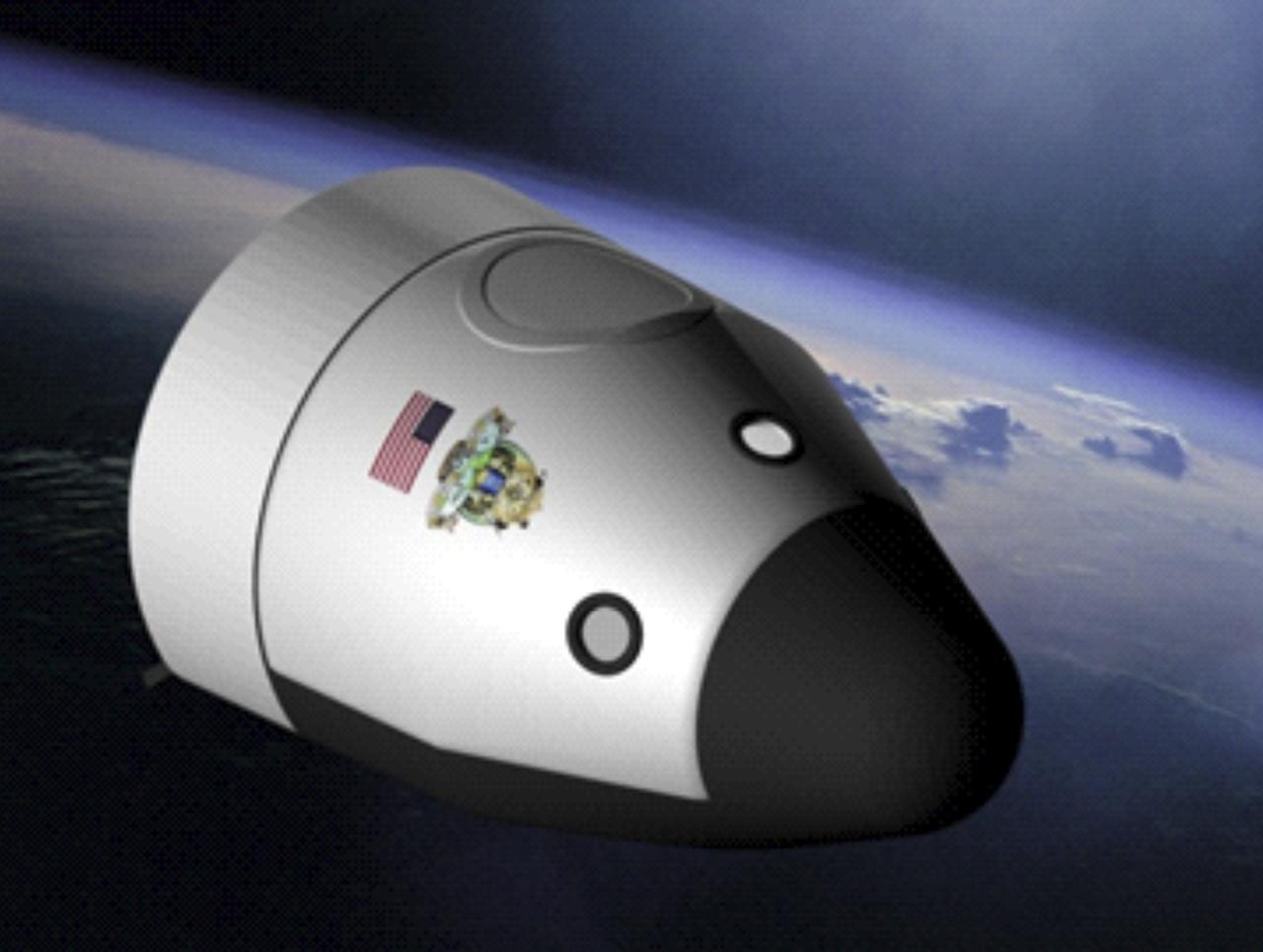 CAPE CANAVERAL, Fla. -- This is an artist's conception of the Space Vehicle under development by Blue Origin of Kent, Wash., for NASA's Commercial Crew Program (CCP). In 2011, NASA selected Blue Origin during Commercial Crew Development Round 2 (CCDev2) activities to mature the design and development of a crew transportation system with the overall goal of accelerating a United States-led capability to the International Space Station. The goal of CCP is to drive down the cost of space travel as well as open up space to more people than ever before by balancing industry’s own innovative capabilities with NASA's 50 years of human spaceflight experience. Six other aerospace companies also are maturing launch vehicle and spacecraft designs under CCDev2, including Alliant Techsystems Inc. (ATK), The Boeing Co., Excalibur Almaz Inc., Sierra Nevada Corp., Space Exploration Technologies (SpaceX), and United Launch Alliance (ULA). For more information, visit www.nasa.gov/commercialcrew. Image credit: Blue Origin