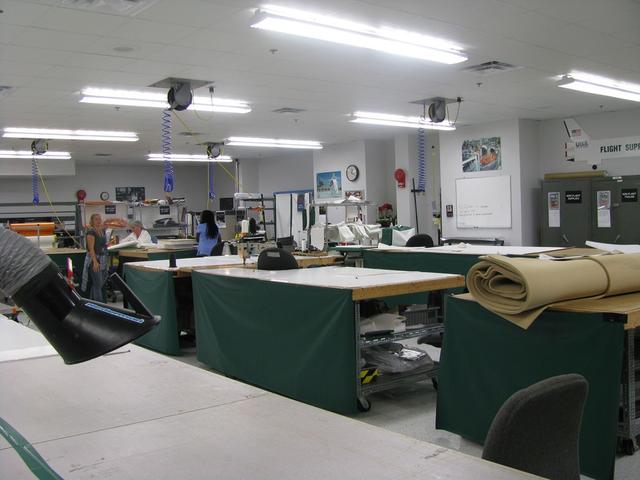 Interior view of the Thermal Ptroctection System facility