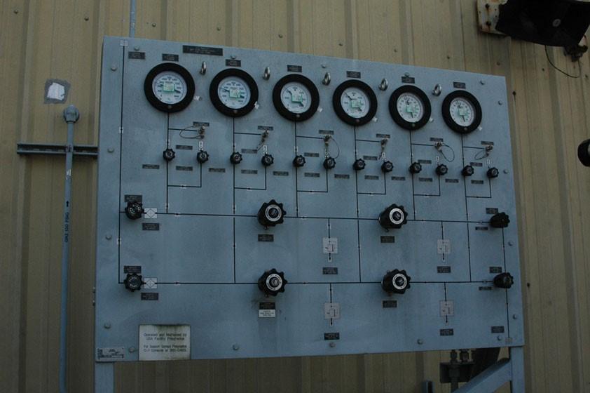 Interior view of the Thermal Ptroctection System facility