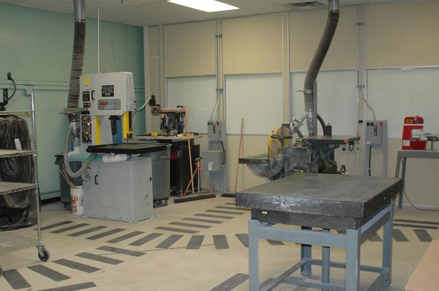 Interior view of the Thermal Ptroctection System facility