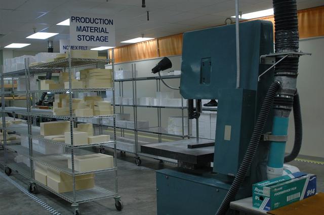 Interior view of the Thermal Ptroctection System facility