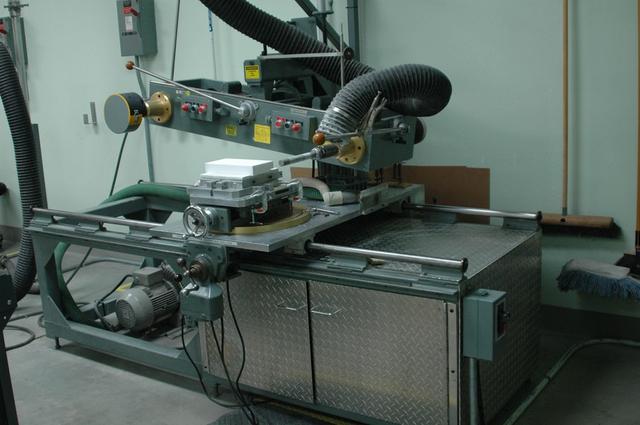 Interior view of the Thermal Ptroctection System facility