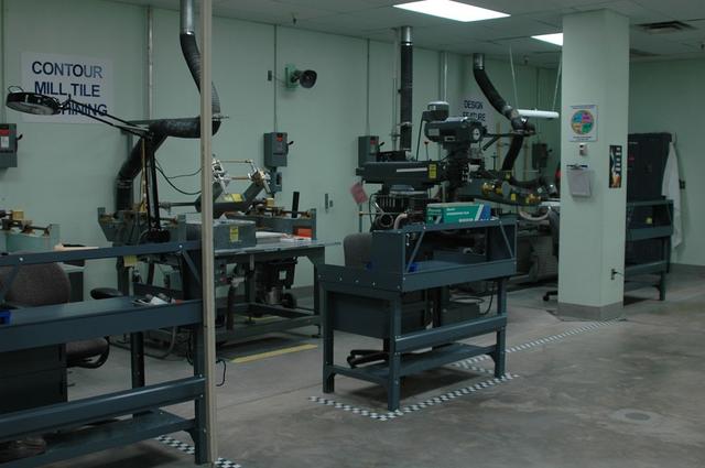 Interior view of the Thermal Ptroctection System facility