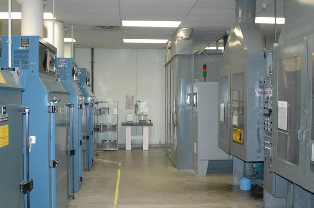 Interior view of the Thermal Ptroctection System facility