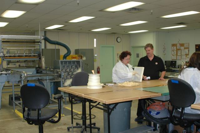 Interior view of the Thermal Ptroctection System facility
