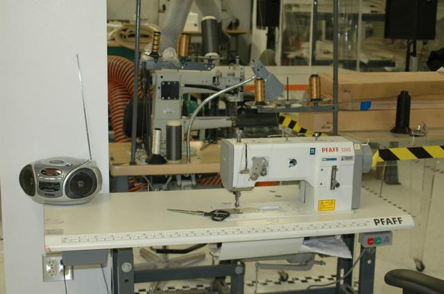 Interior view of the Thermal Ptroctection System facility