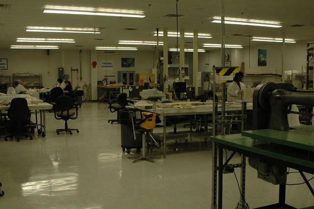 Interior view of the Thermal Ptroctection System facility