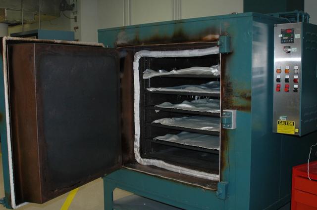 Interior view of the Thermal Ptroctection System facility