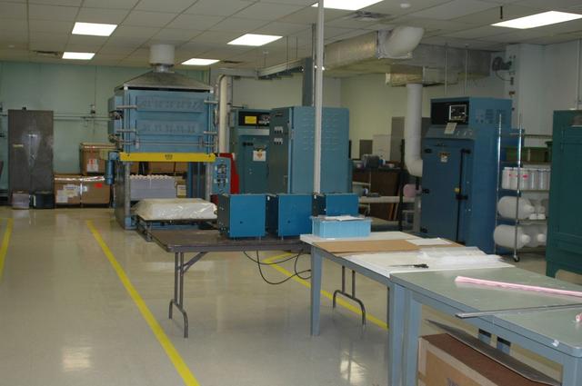 Interior view of the Thermal Ptroctection System facility