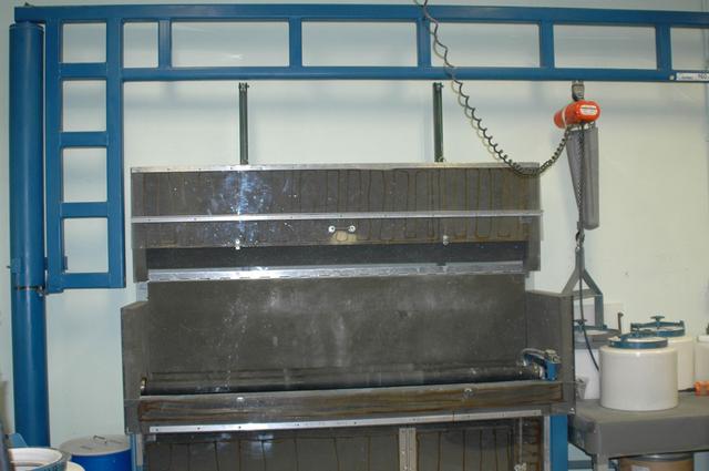 Interior view of the Thermal Ptroctection System facility