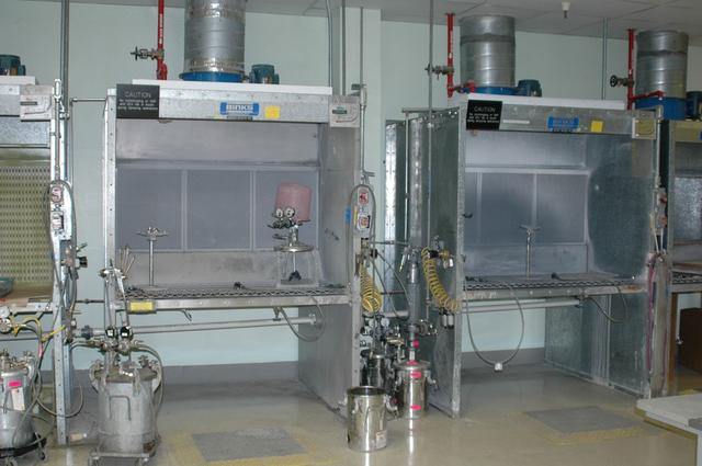 Interior view of the Thermal Ptroctection System facility