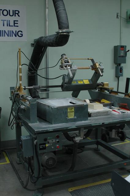 Interior view of the Thermal Ptroctection System facility