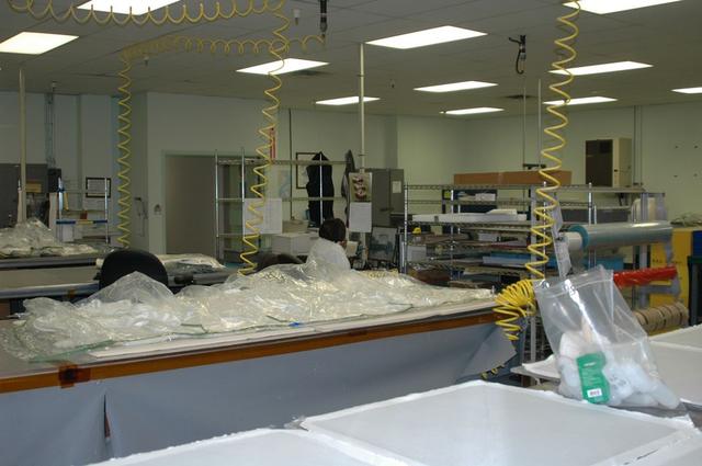 Interior view of the Thermal Ptroctection System facility