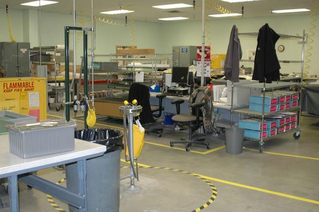 Interior view of the Thermal Ptroctection System facility