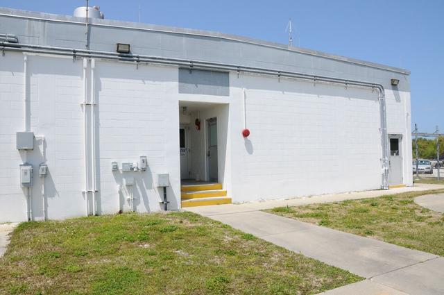 View of the Landing Aids Control Building
