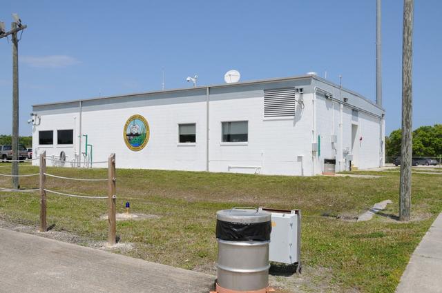 View of the Landing Aids Control Building