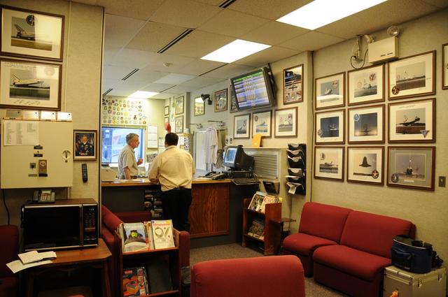 Interior view of the Landing Aids Control Building