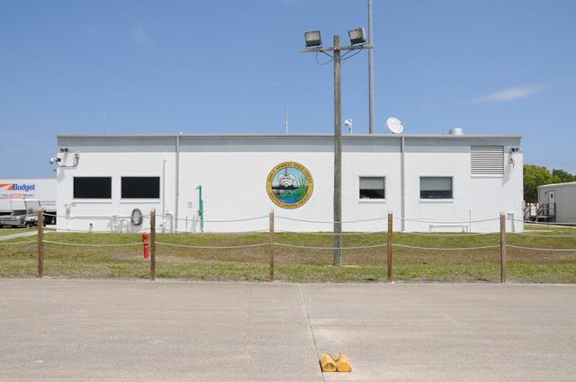 View of the Landing Aids Control Building