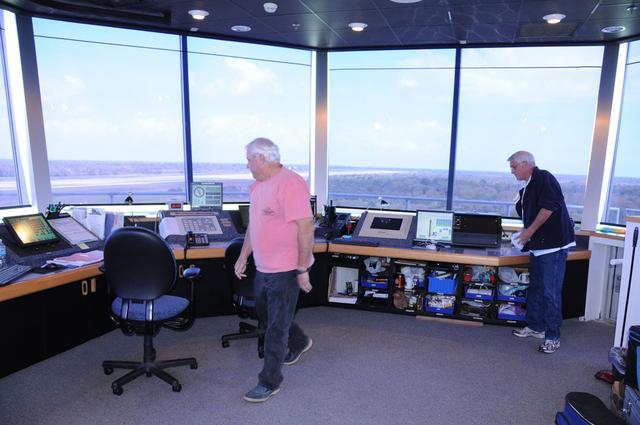 Interior view of the Landing Aids Control Building