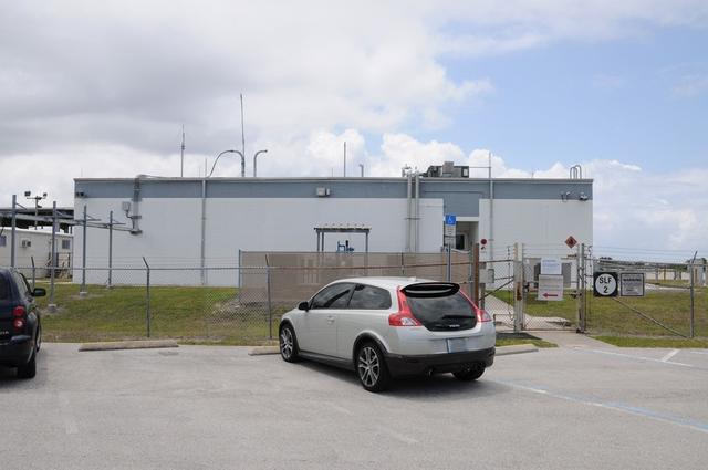 View of the Landing Aids Control Building