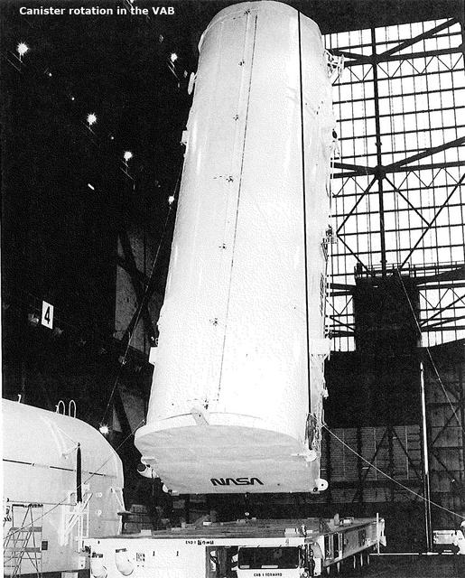 Canister rotation in the VAB