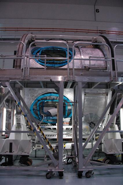 Interior view of the Space Station Processing Facility