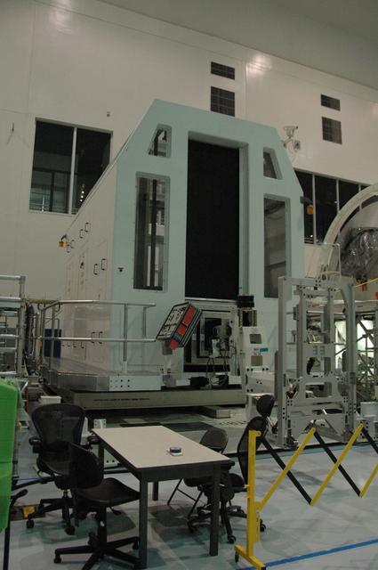 Interior view of the Space Station Processing Facility