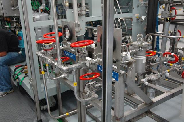 Interior view of the Space Station Processing Facility