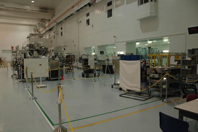 Interior view of the Space Station Processing Facility