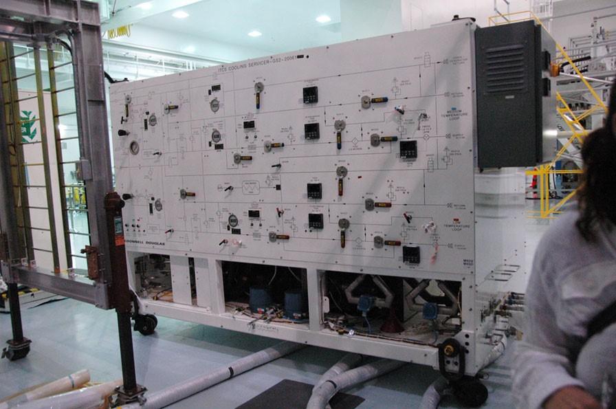 Interior view of the Space Station Processing Facility