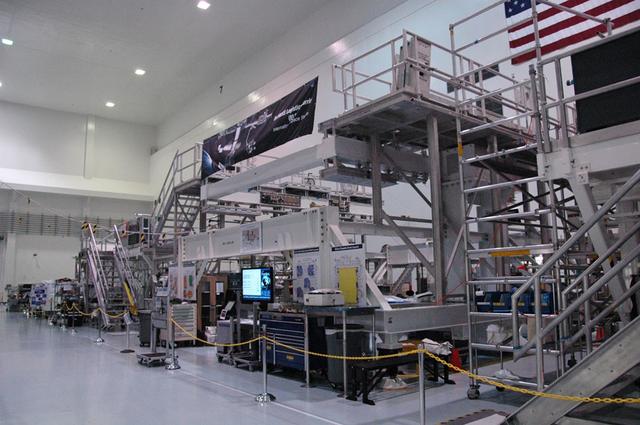 Interior view of the Space Station Processing Facility