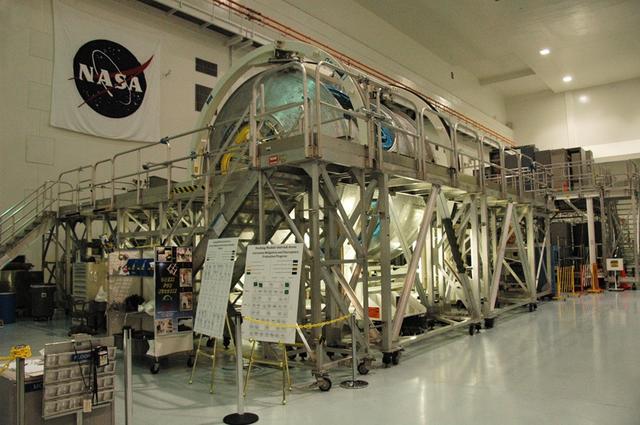 Interior view of the Space Station Processing Facility