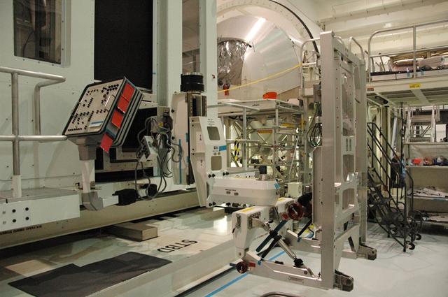 Interior view of the Space Station Processing Facility