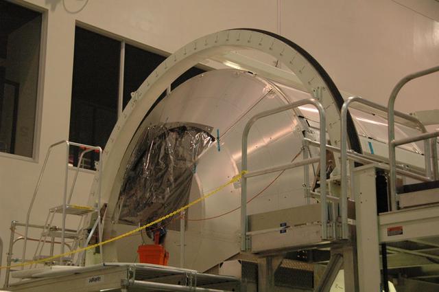 Interior view of the Space Station Processing Facility