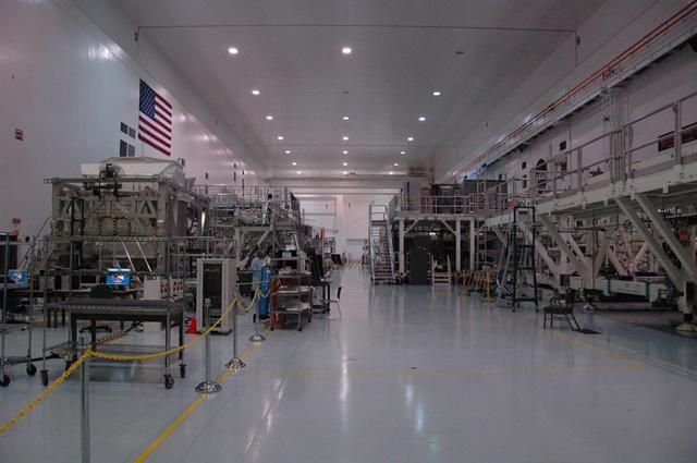 Interior view of the Space Station Processing Facility