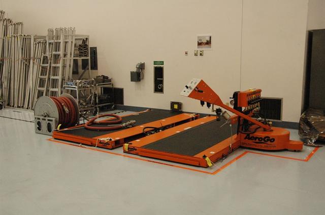 Interior view of the Space Station Processing Facility