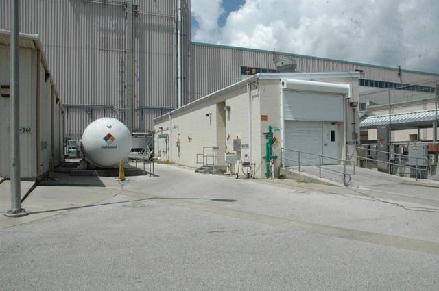 Interior view of the Space Station Processing Facility