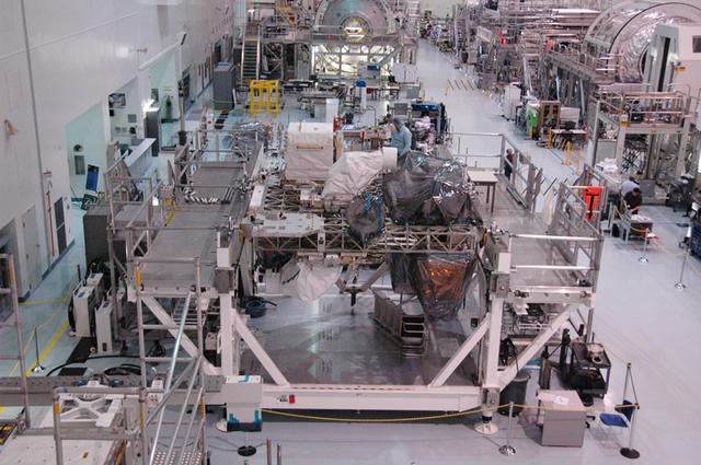 Interior view of the Space Station Processing Facility
