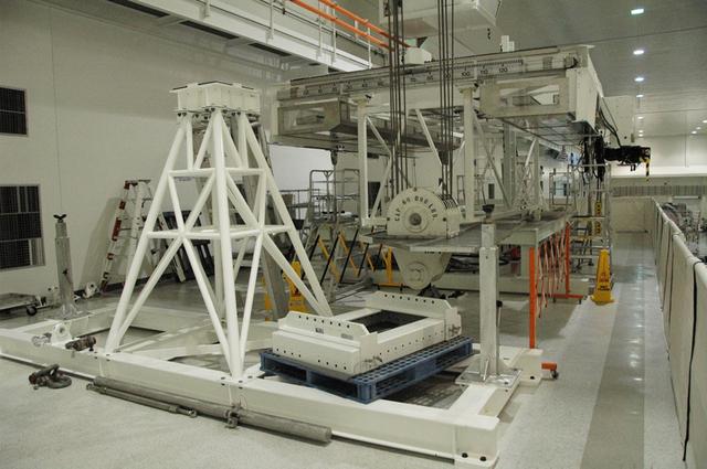 Interior view of the Space Station Processing Facility