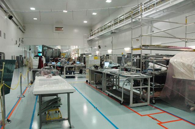 Interior view of the Space Station Processing Facility