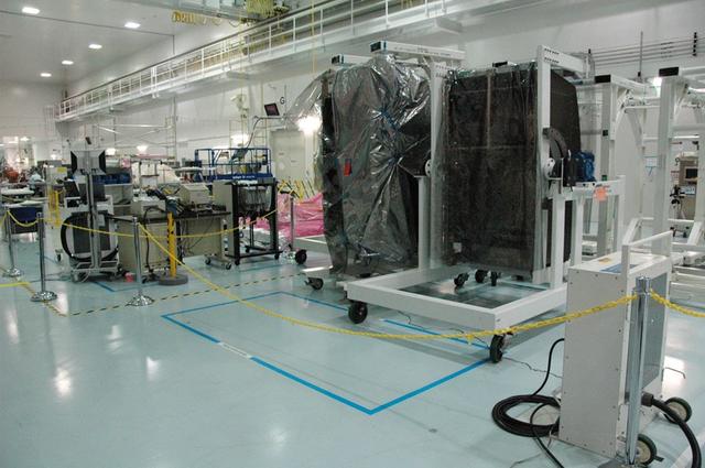 Interior view of the Space Station Processing Facility