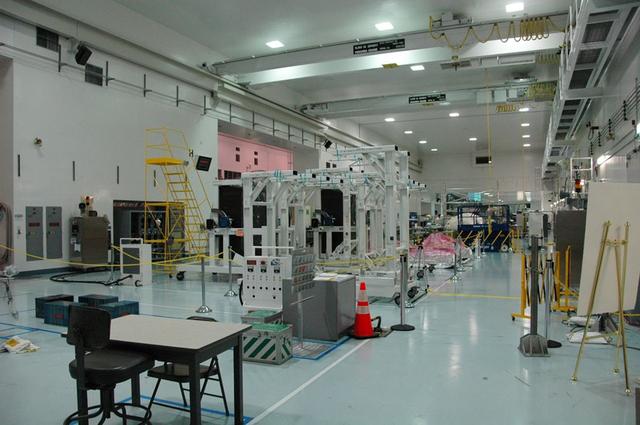 Interior view of the Space Station Processing Facility
