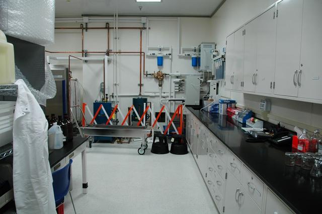 Interior view of the Space Station Processing Facility