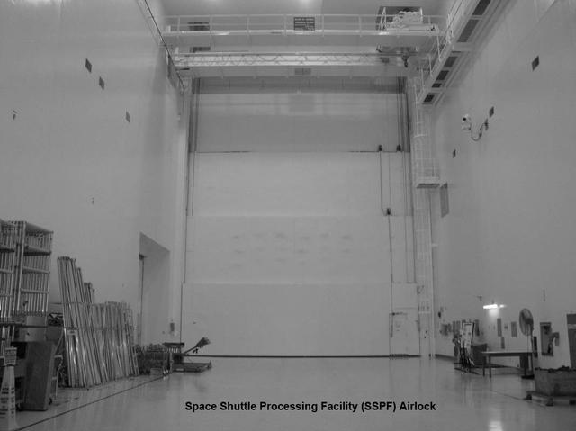 Interior view of the Space Station Processing Facility