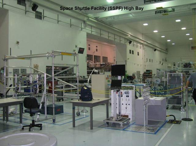 Interior view of the Space Station Processing Facility