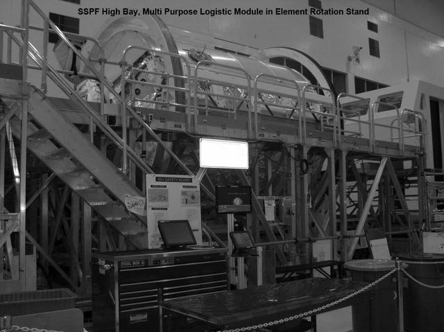 Interior view of the Space Station Processing Facility