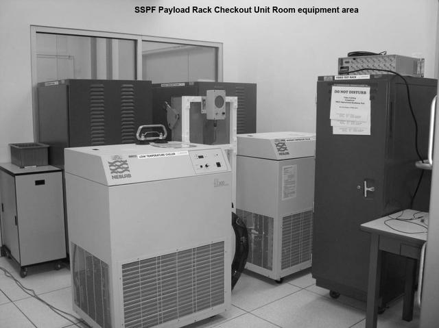 Interior view of the Space Station Processing Facility