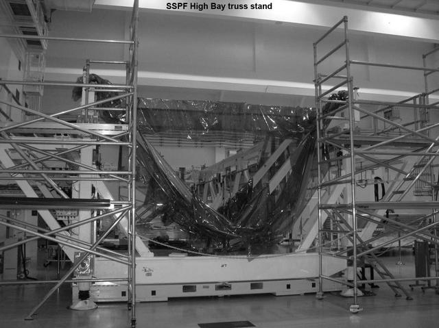 Interior view of the Space Station Processing Facility